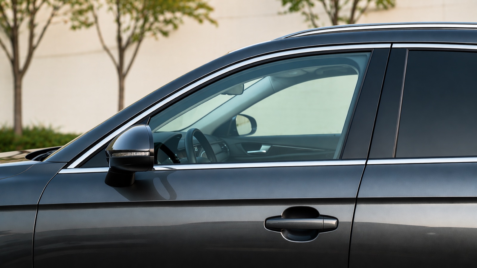 Window tinting 70% VLT comparison - Clear